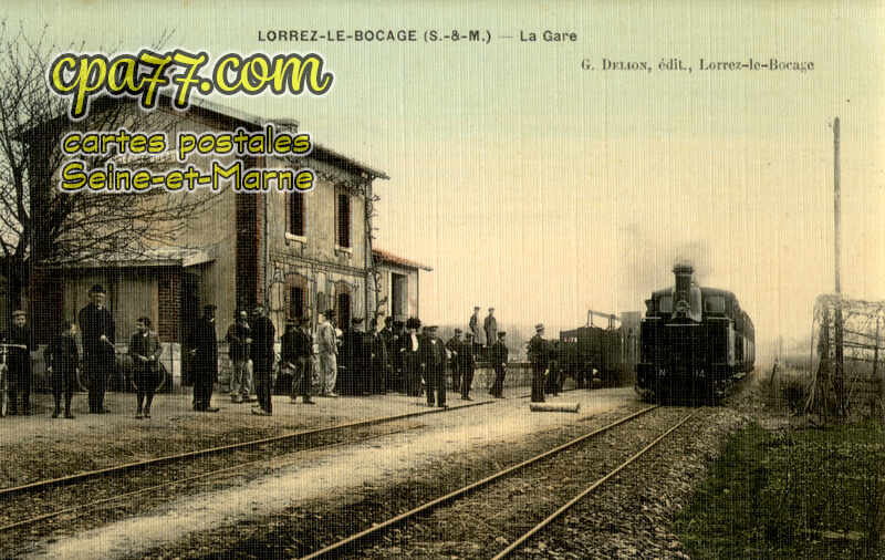 Lorrez Le Bocage Préaux (Seine-et-Marne) - La Gare