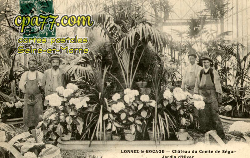 Lorrez Le Bocage Préaux (Seine-et-Marne) - Château du Comte de Ségur – Jardin d&rsquo;Hiver