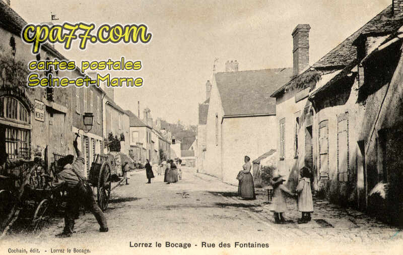 Lorrez Le Bocage Préaux (Seine-et-Marne) - Rue des Fontaines