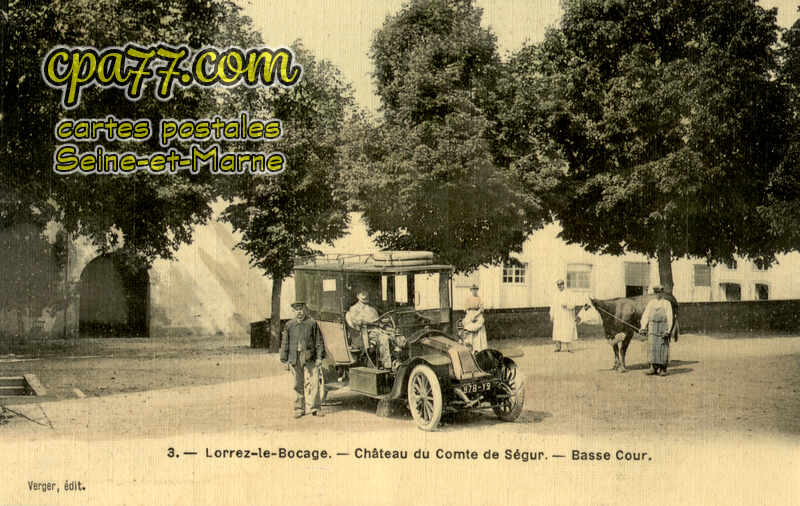 Lorrez Le Bocage Préaux (Seine-et-Marne) - Château du Comte de Ségur – Basse cour