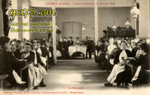 Luzancy (Seine-et-Marne) - Colonie scolaire du 18e Arrond. De Paris – Le Réfectoire