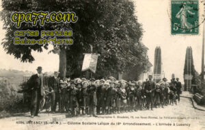 Luzancy (Seine-et-Marne) - Colonie Scolaire Laïque du 18° Arrondissement – L&rsquo;Arrivée à Luzancy