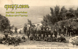 Luzancy (Seine-et-Marne) - Colonie Scolaire Laïque du 18° Arrond. – Halte du Plateau de Vauharlin
