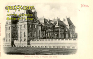 Maincy (Seine-et-Marne) - Château de Vaux-le-Vicmte, côté nord