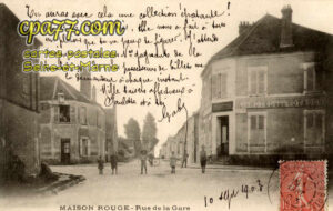 Maison Rouge En Brie (Seine-et-Marne) - Rue de la Gare