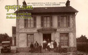 Maison Rouge En Brie (Seine-et-Marne) - Leudon – Café de la Gare – Maison Larcher