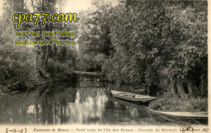 Mareuil Lès Meaux (Seine-et-Marne) - Environs de Meaux – Petit bras de l&rsquo;Ile des Roizes – Chemin de Mareuil