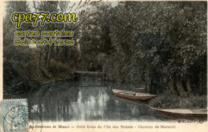 Mareuil Lès Meaux (Seine-et-Marne) - Petit bras de l&rsquo;Ile des Roizes – Chemin de Mareuil