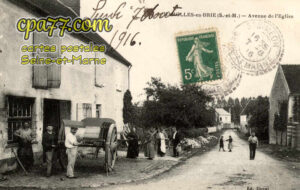 Marolles En Brie (Seine-et-Marne) - Avenue de l&rsquo;église