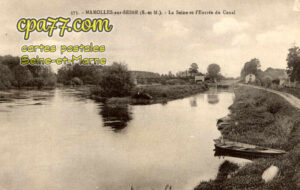 Marolles Sur Seine (Seine-et-Marne) - La Seine et l&rsquo;Entrée du Canal