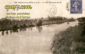 Marolles Sur Seine (Seine-et-Marne) - La Seine, le tournant des Iles