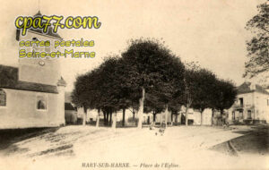Mary Sur Marne (Seine-et-Marne) - Place de l&rsquo;Eglise