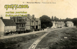 Mary Sur Marne (Seine-et-Marne) - Promenade des Quais