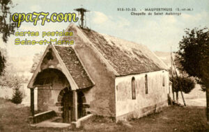 Mauperthuis (Seine-et-Marne) - Chapelle de Saint Aubierge