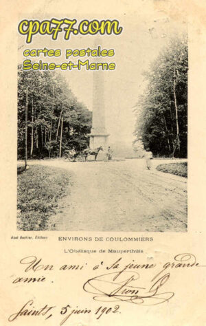 Mauperthuis (Seine-et-Marne) - L&rsquo;Obélisque