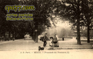 Meaux (Seine-et-Marne) - Promenade des Trinitaires