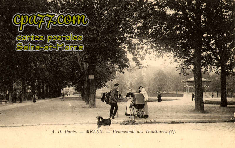 Meaux (Seine-et-Marne) - Promenade des Trinitaires