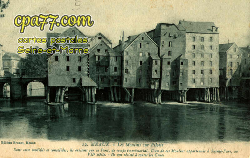 Meaux (Seine-et-Marne) - Les Moulins sur Pilotis