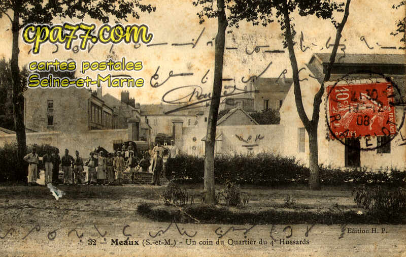 Meaux (Seine-et-Marne) - Un coin du Quartier du 4e Hussards