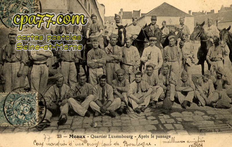 Meaux (Seine-et-Marne) - Quartier du Luxembourg – Après le pansage