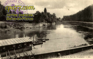 Meaux (Seine-et-Marne) - Vue sur la Marne et le Parc des Trinitaires