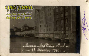 Meaux (Seine-et-Marne) - Les Vieux Moulins – 13 Février 1910