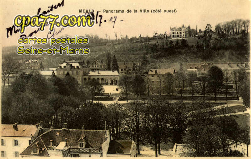 Meaux (Seine-et-Marne) - Panorama de la Ville (côté ouest)