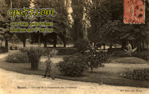 Meaux (Seine-et-Marne) - Un coin de la Promenade des Trinitaires