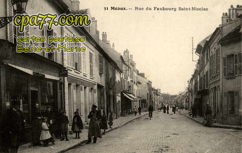 Meaux (Seine-et-Marne) - Rue du Faubourg Saint-Nicolas