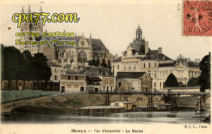 Meaux (Seine-et-Marne) - Vue d&rsquo;ensemble – La Marne