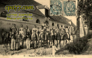 Meaux (Seine-et-Marne) - Un coin du Quartier du 4e Hussards