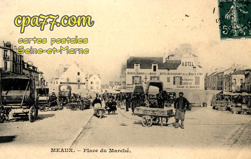 Meaux (Seine-et-Marne) - Place du Marché