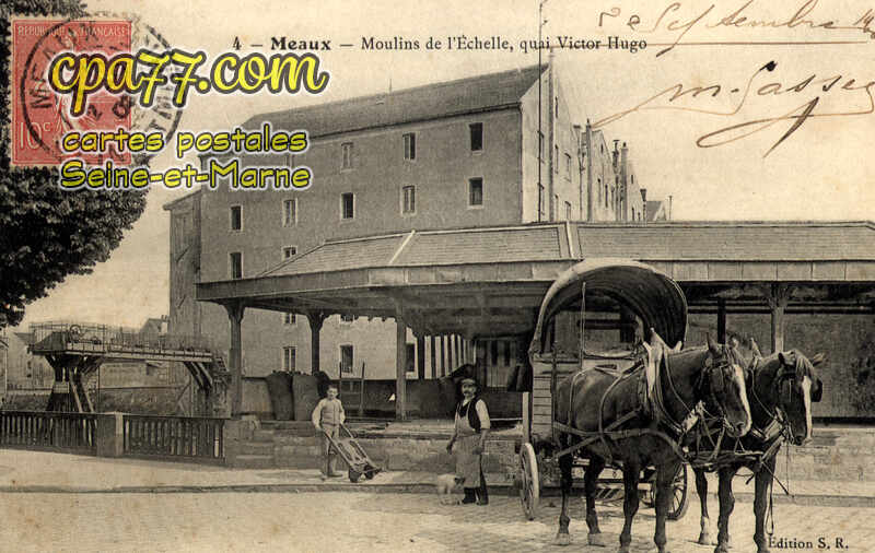 Meaux (Seine-et-Marne) - Moulins de l&rsquo;Echelle, quai Victor Hugo