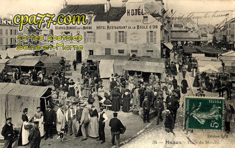 Meaux (Seine-et-Marne) - Place du Marché