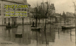 Meaux (Seine-et-Marne) - Inondations de 1920