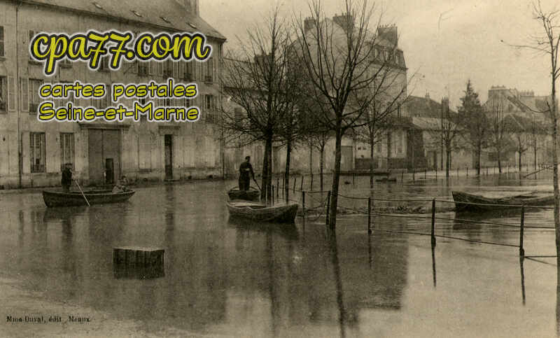 Meaux (Seine-et-Marne) - Inondations de 1920