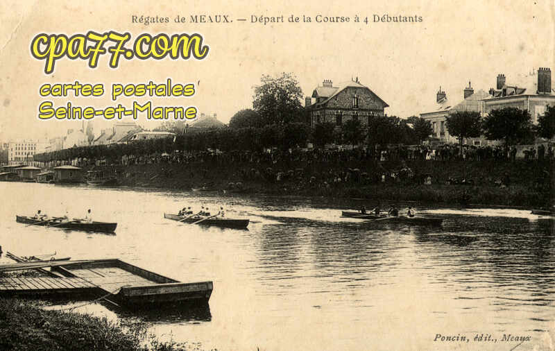 Meaux (Seine-et-Marne) - Régates – Départ de la Course à 4 Débutants