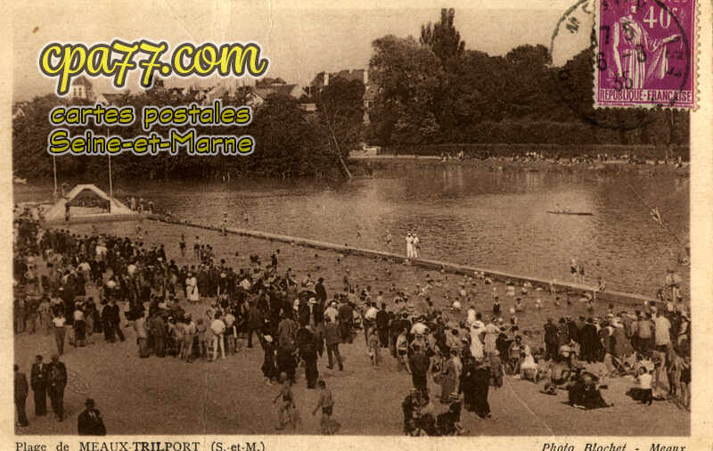 Meaux (Seine-et-Marne) - Plage de Meaux Trilport
