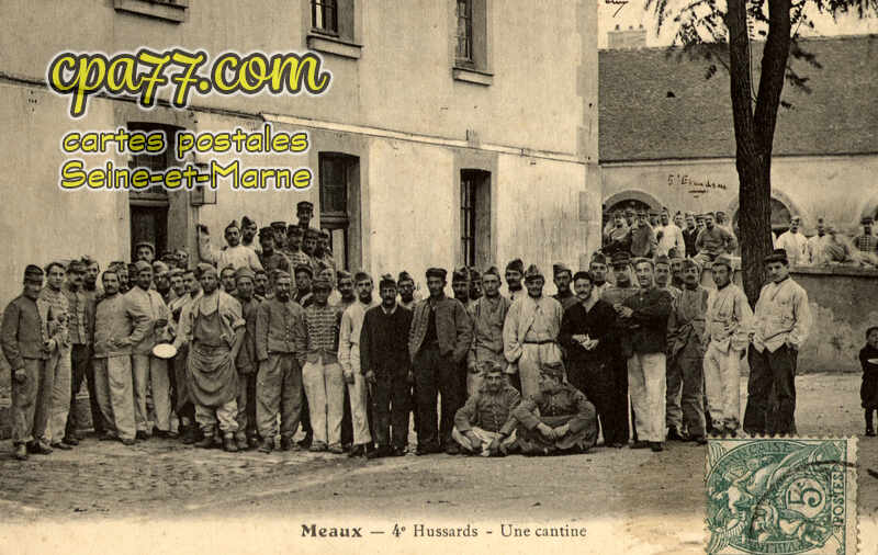 Meaux (Seine-et-Marne) - 4e Hussards – Une cantine