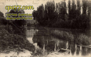 Meaux (Seine-et-Marne) - Vue sur la Marne et le Moulin Pommier
