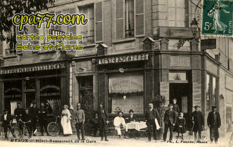 Meaux (Seine-et-Marne) - Hôtel-Restaurant de la Gare