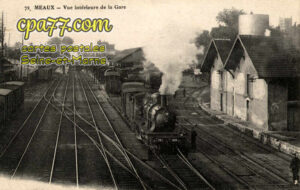 Meaux (Seine-et-Marne) - Vue intérieure de la Gare