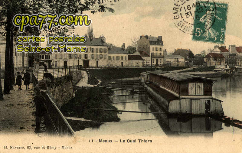 Meaux (Seine-et-Marne) - Le Quai Thiers