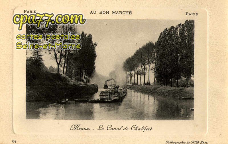 Meaux (Seine-et-Marne) - Le canal de Chalifert