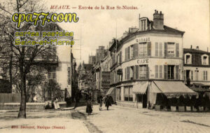 Meaux (Seine-et-Marne) - Entrée de la Rue St-Nicolas