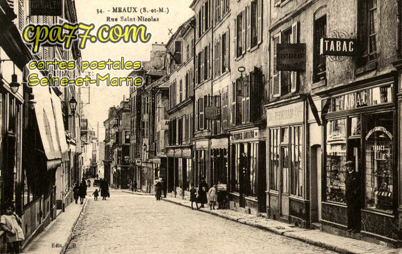 Meaux (Seine-et-Marne) - Rue Saint-Nicolas