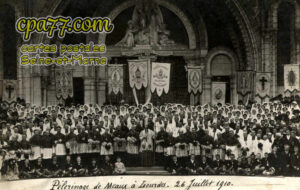 Meaux (Seine-et-Marne) - Pèlerinage de Meaux à Lourdes – 26 juillet 1910