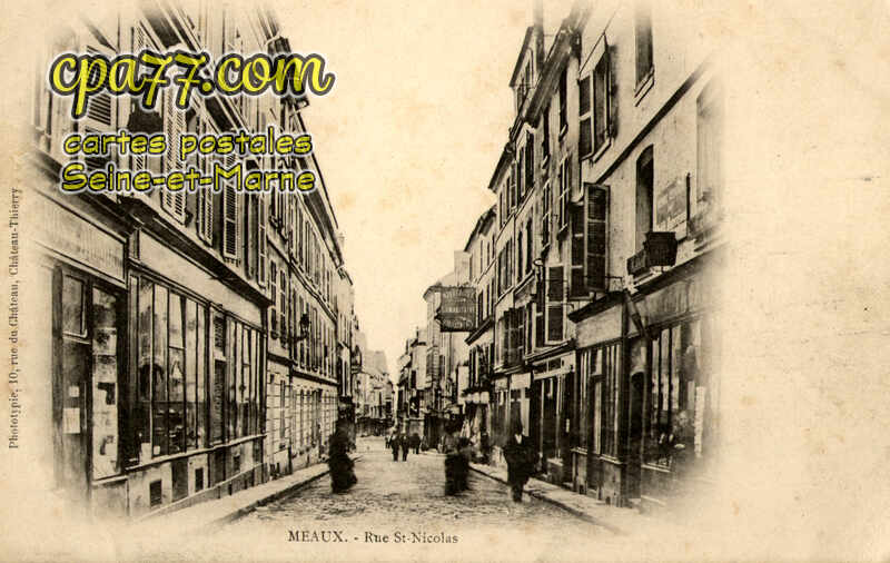Meaux (Seine-et-Marne) - Rue St-Nicolas