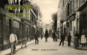 Meaux (Seine-et-Marne) - La Rue du Grand Cerf