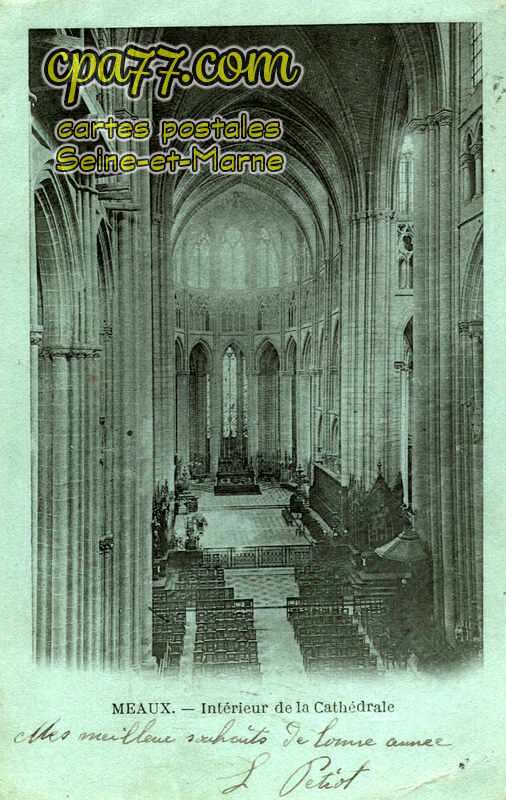 Meaux (Seine-et-Marne) - Intérieur de la Cathédrale